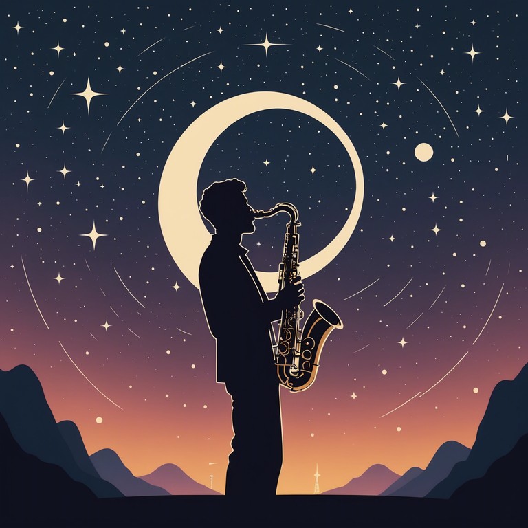 Embark on a stellar journey with smooth jazz that seamlessly transitions into deep, soulful house rhythms, creating a perfect backdrop for contemplative evenings or sophisticated gatherings.