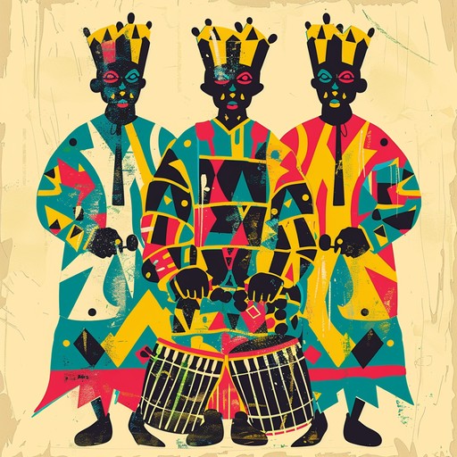 A powerful instrumental capturing afrobeat's essence with rebellious undertones. Energetic guitar riffs and rhythmic percussion inspire change and movement, merging modern and traditional elements for a dynamic, empowering experience