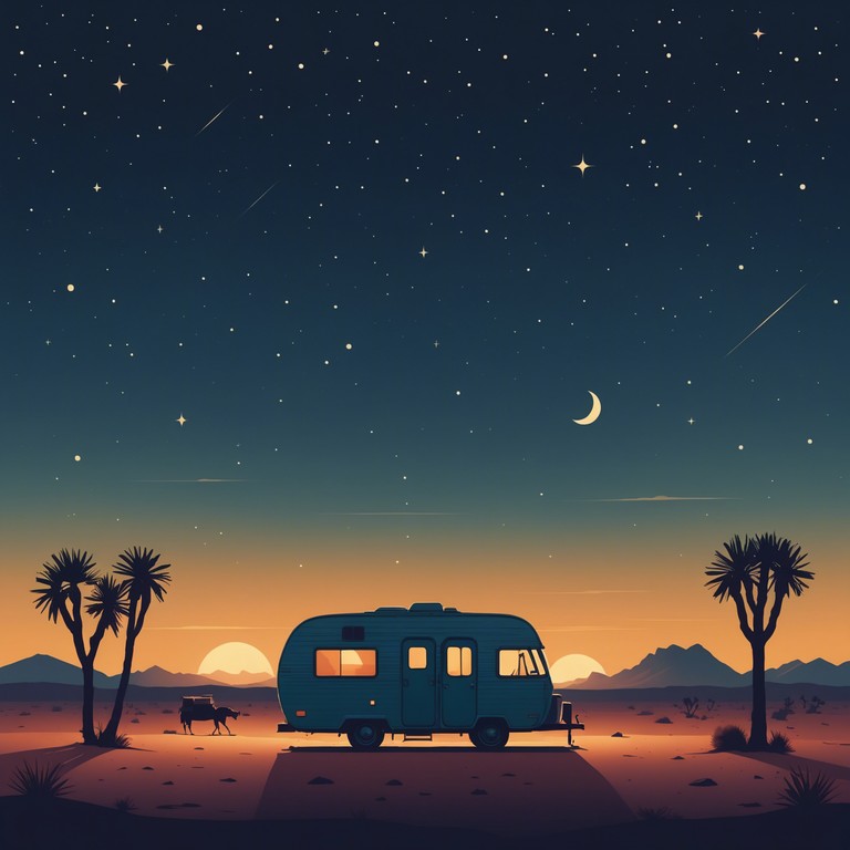 Evocative of a moonlit journey across the vast, sandy sahara, this instrumental track captures the essence of mystery and adventure, combining traditional instruments with a contemporary rhythm. The music paints a vivid image of shifting sands and nomadic stories passed down through generations. Evocative of a moonlit journey across the vast, sandy sahara, this instrumental track captures the essence of mystery and adventure, combining traditional instruments with a contemporary rhythm. The music paints a vivid image of shifting sands and nomadic stories passed down through generations.