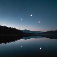 ethereal symphony under starlit skies.
