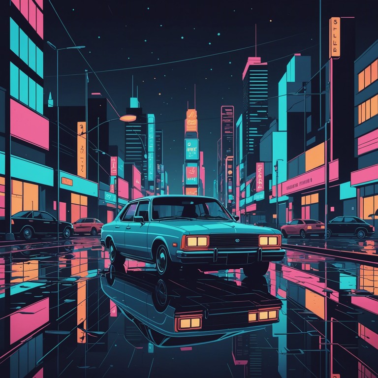 Imagine a journey through a city at night, illuminated by neon lights, with a soundtrack that combines the nostalgic feel of synthwave with the depth and emotion of soul music. This song uses lush synthesizers to create an immersive soundscape that is both reflective and energetic.