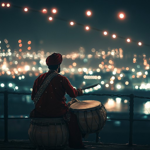 This instrumental track combines traditional banghra rhythms with gritty urban textures, creating a high energy fusion that captures the vibrancy and rawness of city life. Powerful dhol beats intertwine with industrial sounds, driving a pulsating groove that is both energetic and edgy.