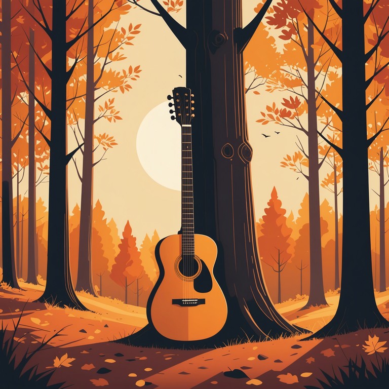 A tender ballad played on an acoustic guitar, echoing the laid back and sentimental vibes of the 70s, capturing the essence of love and introspection. The music flows like a soft river, gentle and soothing, with each pluck resonating a story of past days filled with sweet melancholy and warmth.