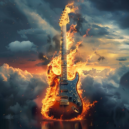 An explosive track featuring electrifying guitar solos and ear splitting drumbeats, capturing a sense of relentless energy and unapologetic force. Perfect for headbanging and air guitar sessions. The dynamic range shifts between intense buildups and powerful crescendos to keep the adrenaline flowing.