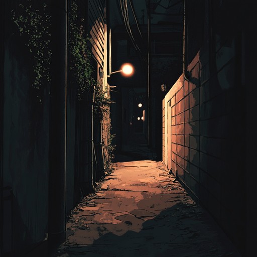 This brooding instrumental track uses ambient drone sounds with a trap beat to create a haunting atmosphere. Deep basslines and sparse, echoing percussions maintain an eerie echo throughout the composition, making listeners feel as if they are walking through a dark, deserted alleyway at night.