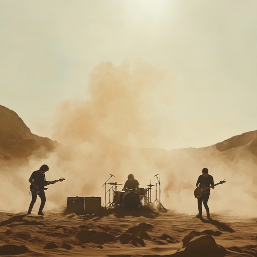 An intense, high octane rock instrumental that captures the relentless race against time as you barrel through the desert. Roaring electric guitars and powerful drumbeats convey the urgency and adventure of a desert escape, making it perfect for dramatic action scenes and thrilling moments.