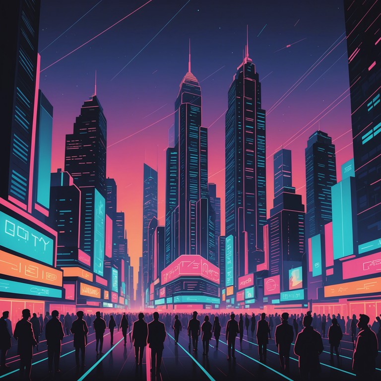 A journey through the underbelly of a futuristic metropolis, where the high tech lives of its citizens clash with the darker elements of cyber society under the glow of neon lights.