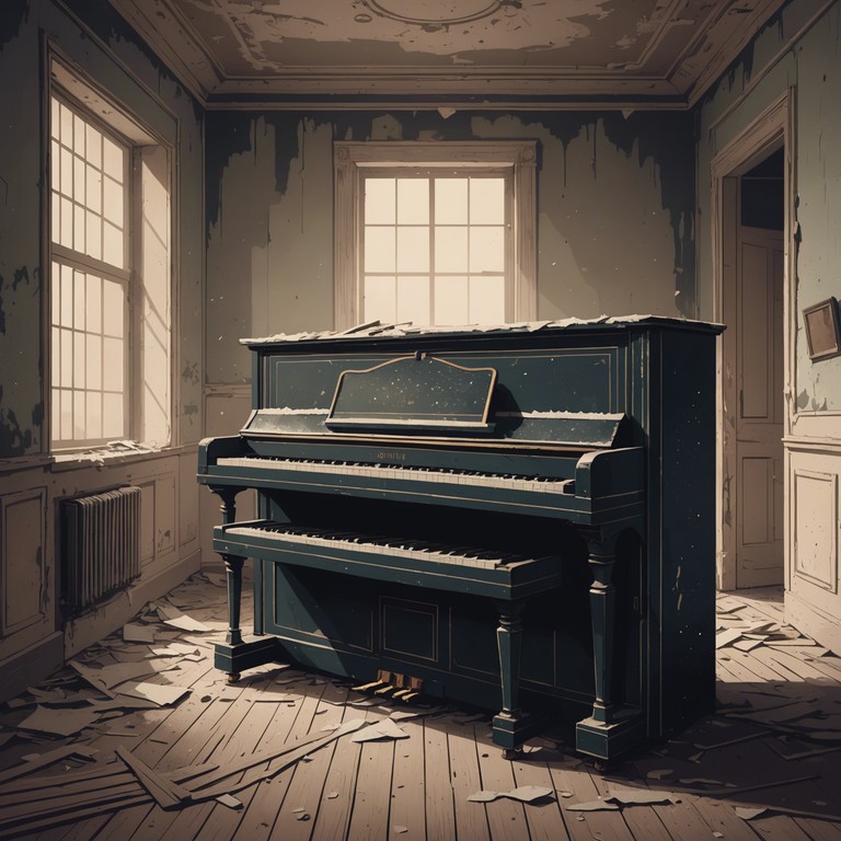 This composition dives deeper into the echoes of the past, carried by a delicate piano tune that resonates with the weight of unspoken tales and faded whispers. The complexity of emotions is mirrored in the build and fall of the melody, inviting a contemplative journey through the shadows of yesteryears