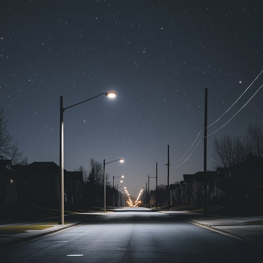 A night time journey through deserted streets. Sparse piano notes evoke introspection and loneliness amidst chilled beats, encapsulating the essence of urban solitude.