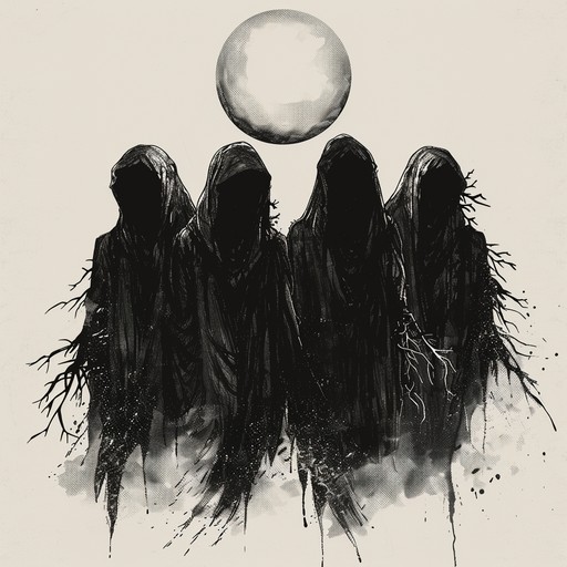 This hauntingly dark composition features ominous drones, unsettling soundscapes, and eerie melodies that evoke a sense of impending doom. The track slowly builds in intensity, creating a foreboding atmosphere that sends shivers down the spine.