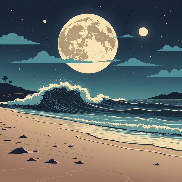 Under the moonlight on a quiet beach in rio, a gentle yet compelling bossa nova tune plays, merging the rhythmic satisfaction of traditional bossa with floating, airy melodic lines. This track is perfect for unwinding after a long day, evoking feelings of peace and introspection.