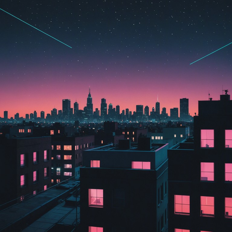 Imagine racing through a radiant, neon lit cityscape, the notes flowing like the vibrant lights around, creating an atmosphere of excitement and endless possibilities. The melody carries whimsical undertones that mirror the emotional rollercoaster of urban exploration in a stylized anime.