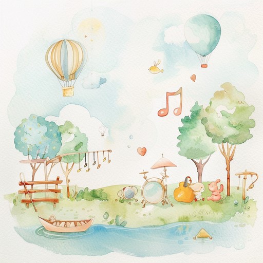 An instrumental piece that uses toy instruments to craft a gentle, whimsical atmosphere reminiscent of childhood dreams. The melodies are simple, playful, and nostalgic, with layerings that evoke a magical and calming aura. Ideal for relaxation or creating a serene, dreamlike feel.