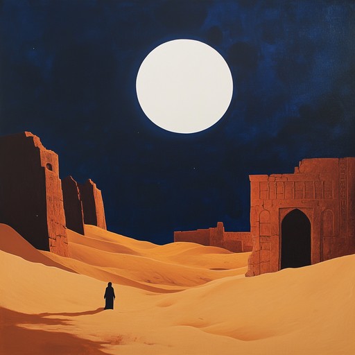 Transport listeners to an ancient, mystical desert landscape, where the timeless and exotic melodies of the oud intertwine with modern percussion, crafting a powerful and evocative soundscape. This track speaks of secrets whispered by the sands under the moonlight.