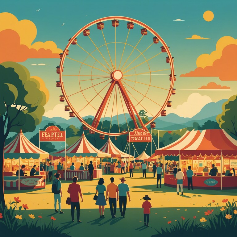 Feel the spirit of celebration as this instrumental weaves through joyous, upbeat country rhythms, capturing the essence of a sun soaked festival in the countryside. Perfect for making memories with loved ones under the vast, open skies.