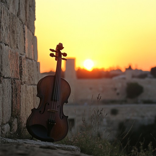 An evocative piece guiding listeners through jewish traditions with soulful violin