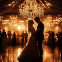 graceful rhythms sparkle under disco night's glamorous chandelier lights.