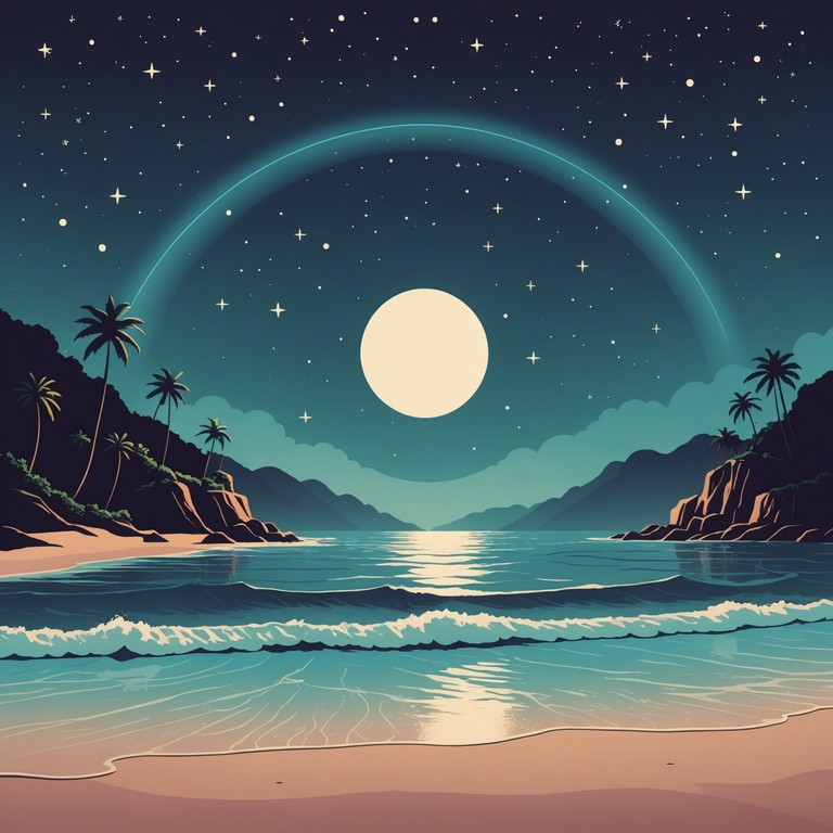 Envision lying on a secluded beach as gentle synthetic notes merge with the sound of distant waves under a canopy of stars. Each note is a subtle pulse that complements the natural rhythm of the night, enveloping the soul in calmness and the majesty of the cosmos.