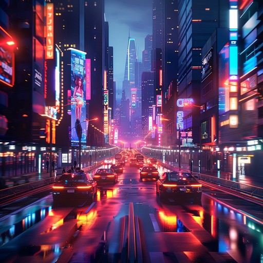 Imagine a high octane chase through a futuristic cityscape, bathed in neon lights and drenched in atmosphere. The pulsating synths and driving percussion create a sense of urgency and tension, drawing listeners into the heart of the action, making them feel every twist and turn as if they were racing through the streets themselves.