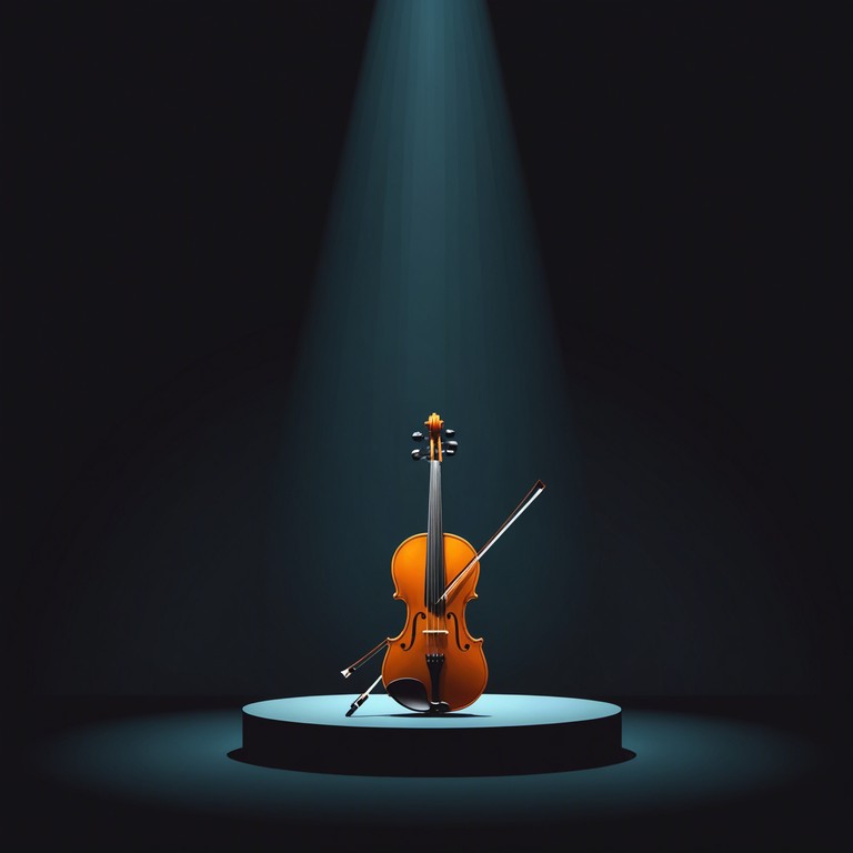 This instrumental track features a deep, somber capriccio where the main melody, performed on a violin, dances through shades of darkness and light, evoking a sense of solitude and introspection. The capriccio form allows for a free, whimsical interpretation while maintaining a heavy, emotional core, suited for reflective and poignant moments.