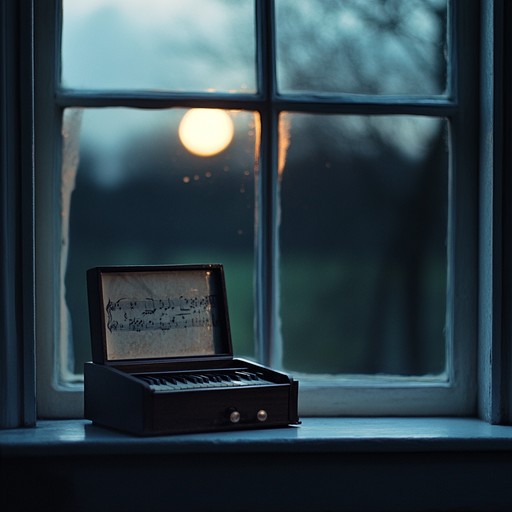 An instrumental lullaby performed on a music box, blending soft, gentle tones with subtle melancholic undertones. This piece evokes a sense of nostalgia, transporting listeners to peaceful, dreamy landscapes as they drift into sleep.