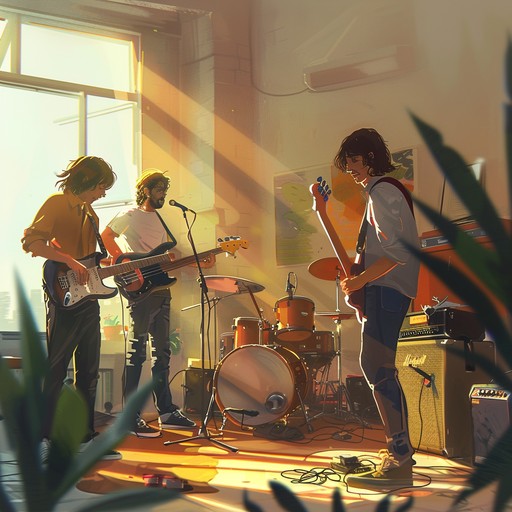 Designed to uplift and energize, this instrumental garage rock track combines punchy guitar chords with propulsive drumming and buoyant bass. Perfect for capturing the fun and freedom of summer afternoons, creating an invigorating auditory experience.