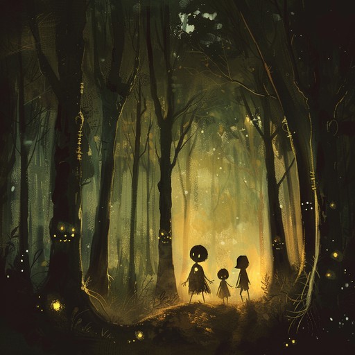 This instrumental track invites children to imagine exploring a whimsical forest filled with mysterious and playful creatures. The dynamics keep young listeners on edge while still offering a fun and adventurous tone.