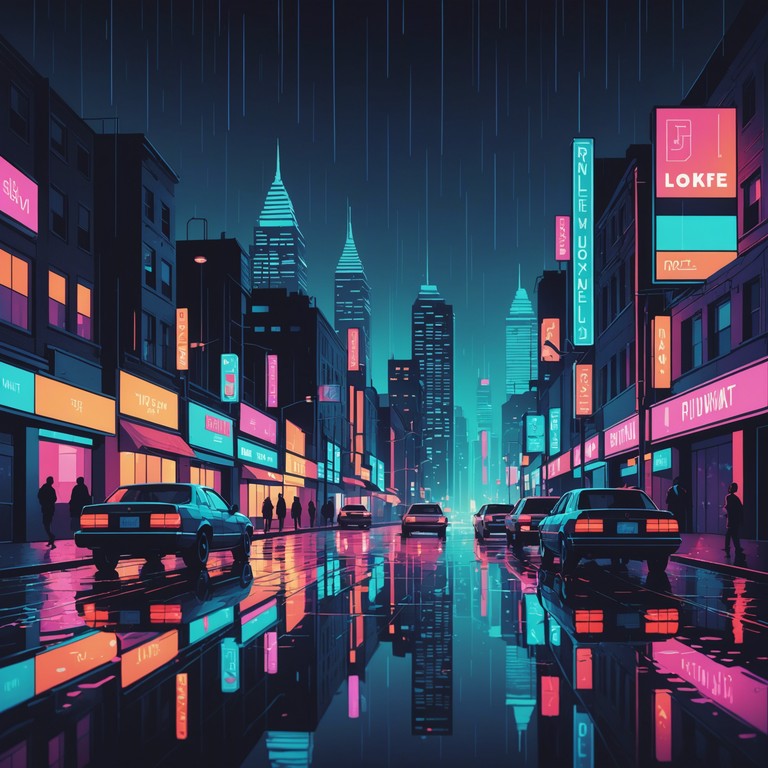 This track combines vintage synthesizer tones with a steady, gentle beat, evoking images of a neon lit cityscape at night. The song is designed to transport listeners to a dreamy, otherworldly space where time slows down and each note resonates with a tranquil, nostalgic energy.