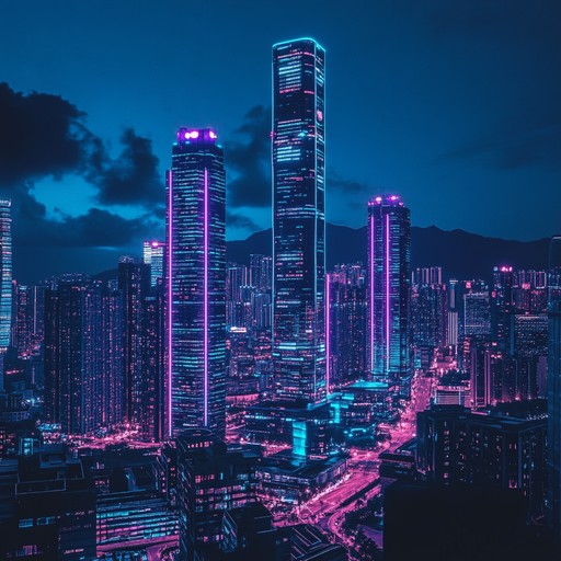 A high octane instrumental track capturing the vibrant energy of a bustling metropolis at night, blending rapid drum patterns with deep basslines to mirror the electric heartbeat of the city.