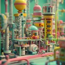 exciting journey through whimsical, mechanical toy factory sounds