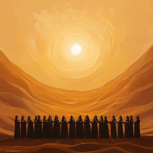This track seamlessly merges the soulful warmth of gospel music with the mystical aura of desert inspired harmonies. Ghostly oud sounds and traditional gospel choir vocals work together to create an atmosphere of divine reverence and uplifting spiritual energy.