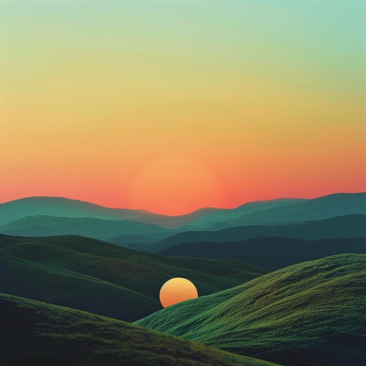 This composition features a full orchestra with lush strings, delicate woodwinds, and soothing brass, blending together to create a serene and calming atmosphere. The piece is designed to evoke the peaceful feeling of watching a sunset over rolling hills, with gentle melodies and harmonies creating a sense of tranquility. Relax and let the music wash over you, transporting you to a place of ultimate calm and peace.