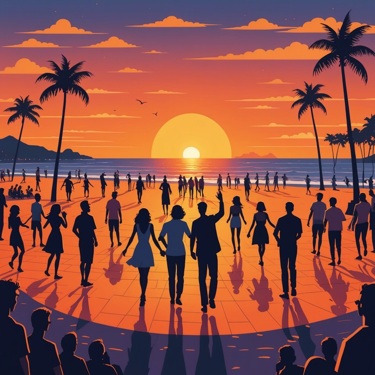 This track captures the essence of a nostalgic summer evening through its warm, groovy beats that reminisce the golden era of 70s funk. The use of classic electric piano invites the listener into a world of carefree joy and sunset parties.