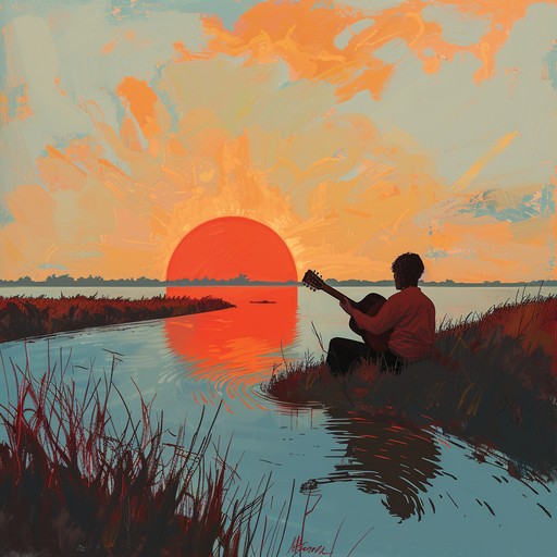 This instrumental track captures the essence of delta blues with energetic and rhythmic guitar riffs that invoke the feeling of an early morning sunrise over the mississippi delta. The composition is designed to evoke excitement and optimism, with dynamic shifts and spontaneous guitar solos that keep the listener engaged. Perfect for creating a lively, high energy atmosphere.