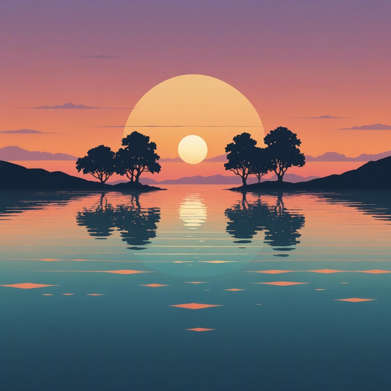 Experience the comforting embrace of soft guitar melodies as you watch the sun dip below the horizon. This soothing rumba track is perfect for moments of reflection or gentle movement, creating a tranquil backdrop to any relaxation practice.