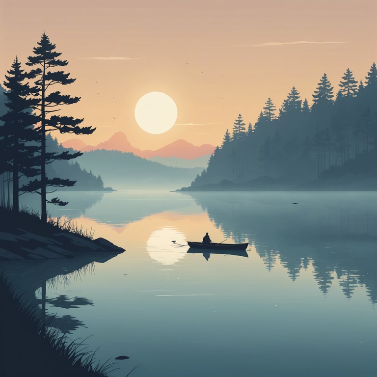 This composition invokes a serene atmosphere featuring gentle, ethereal synthesizer pads with minimalist melodic touches that invite you into a world of tranquility and peace. Perfect for moments of reflection or quiet evenings.