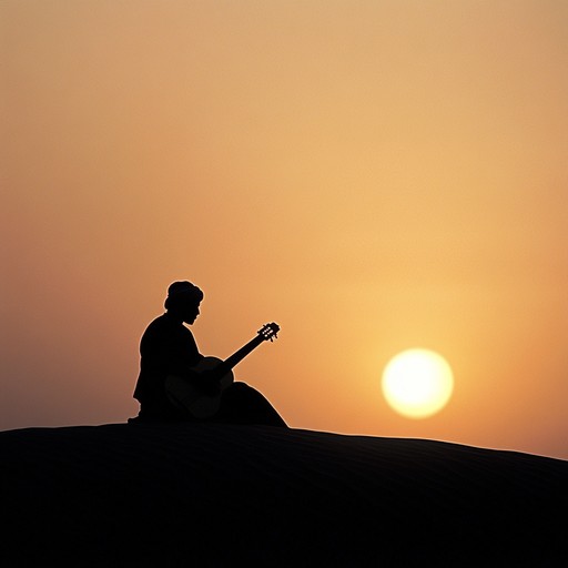 This instrumental tune provides a soothing escape through calming oud melodies that evoke images of middle eastern landscapes at sunset. Tranquil and reflective, it's perfect for moments of relaxation and contemplation.