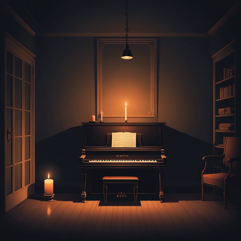 This piece captures the essence of solitude and introspection with smooth, melancholic melodies that mirror the quiet of a dimly lit evening. Soft piano leads the composition, providing a delicate backdrop for reflective moods.