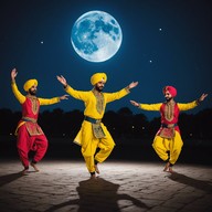 fusion of traditional and electronic bhangra sounds