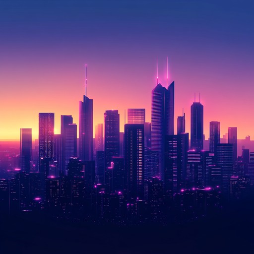 A bright instrumental piece inspired by city lights at night, featuring modern new wave elements. Shimmering synths and dynamic beats create an inspiring atmosphere perfect for an urban setting.