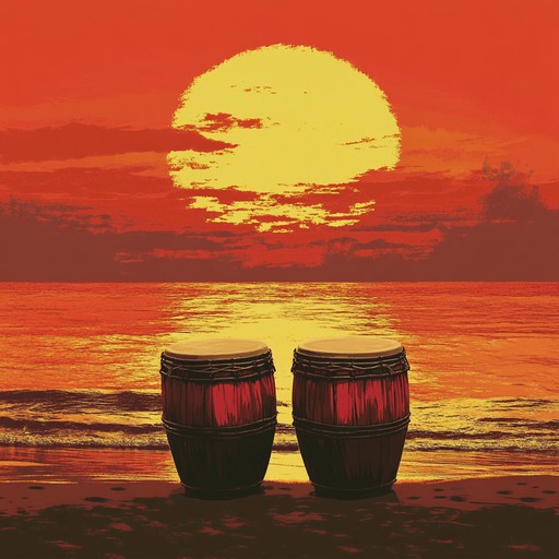 Feel the warmth of the setting sun with this heartwarming instrumental track, blending traditional afro cuban rhythms and melodies. The congas play a leading role, enveloping listeners in a serene, yet vibrant musical embrace.