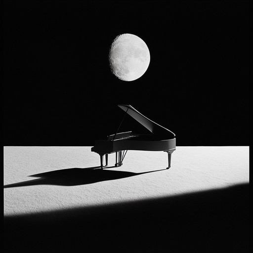 Experience a gentle, reflective journey with soft strings and delicate piano, painting an atmospheric picture of quiet nights and introspective thoughts under the glow of the moon