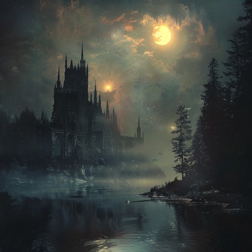 This instrumental track weaves a dark and atmospheric soundscape, reminiscent of a moonlit stroll through a forgotten castle. The composition features a haunting violin melody that intertwines with somber cello harmonies, creating a feeling of ancient mystery and subtle dread