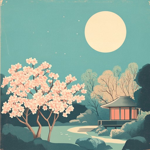 This instrumental track captures the delicate beauty of cherry blossoms under a moonlit sky, blending traditional japanese instruments with modern j pop elements to evoke a sense of nostalgia and serenity.