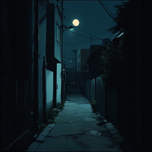 A soft rock composition featuring gentle electric guitar melodies, creating an atmosphere of mystery and intrigue. The piece evokes images of moonlit nights and shadowy alleyways, with soothing yet enigmatic vibes, inviting listeners to unravel the secrets hidden within its notes