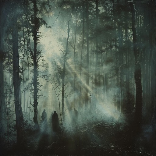 This composition captures the haunting and mystical atmosphere of a shadowy, enchanted forest, blending ethereal harp melodies with ambient soundscapes to create a journey through otherworldly realms.