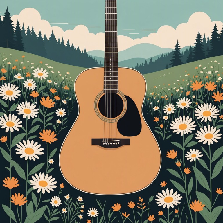 A delicate acoustic guitar composition that transports the listener to a peaceful meadow, where the stresses of the world seem to dissolve with each note.