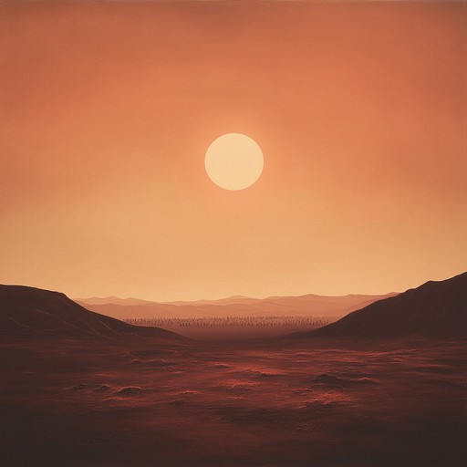 Imagine dancing as the martian sunrise spreads its golden hues, infused with energetic beats and uplifting melodies that echo through the red plains.