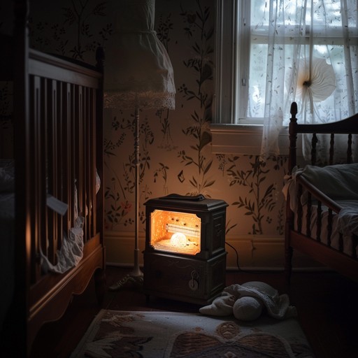 An eerie yet gentle lullaby featuring a haunting melody played on a delicate music box. The song weaves through shadowy corridors, evoking an atmosphere of mysterious bedtime stories. Perfect for listeners seeking a blend of whimsy and dread.