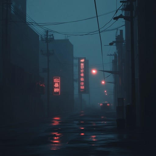 This instrumental piece explores the grim facets of urban life, layering dense grime rhythms with unsettling atmospheric elements to evoke a sense of foreboding and mystery. It's a journey through back alleys and shadowy streets